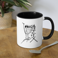 ATRIXU BLACK & WHITE COLLECTION COFFEE MUG - white/black