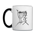 ATRIXU BLACK & WHITE COLLECTION COFFEE MUG - white/black