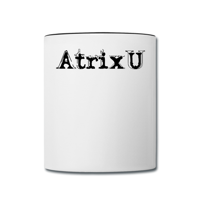 ATRIXU BLACK & WHITE COLLECTION COFFEE MUG - white/black