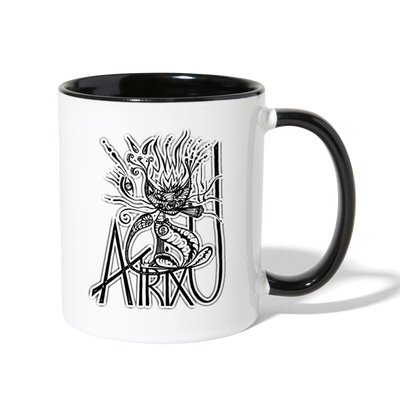 ATRIXU BLACK & WHITE COLLECTION COFFEE MUG - white/black