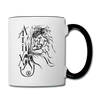 ATRIXU BLACK & WHITE COLLECTION COFFEE MUG - white/black