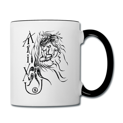 ATRIXU BLACK & WHITE COLLECTION COFFEE MUG - white/black