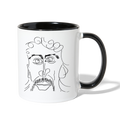 ATRIXU BLACK & WHITE COLLECTION COFFEE MUG - white/black