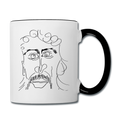 ATRIXU BLACK & WHITE COLLECTION COFFEE MUG - white/black