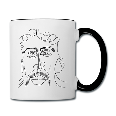 ATRIXU BLACK & WHITE COLLECTION COFFEE MUG - white/black