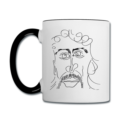 ATRIXU BLACK & WHITE COLLECTION COFFEE MUG - white/black