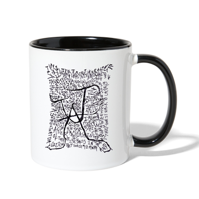 ATRIXU BLACK & WHITE COLLECTION COFFEE MUG - white/black