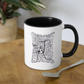 ATRIXU BLACK & WHITE COLLECTION COFFEE MUG - white/black