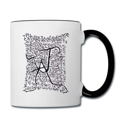 ATRIXU BLACK & WHITE COLLECTION COFFEE MUG - white/black