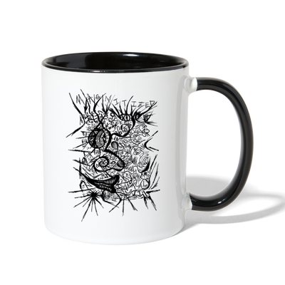 ATRIXU BLACK & WHITE COLLECTION COFFEE MUG - white/black