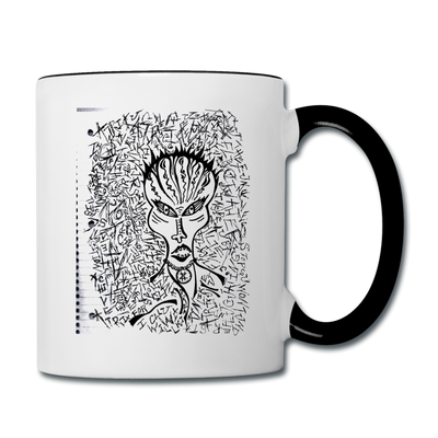 ATRIXU BLACK & WHITE COLLECTION COFFEE MUG - white/black