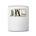 ATRIXU BLACK & WHITE COLLECTION COFFEE MUG - white/black