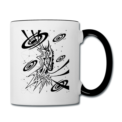 ATRIXU BLACK & WHITE COLLECTION COFFEE MUG - white/black