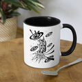 ATRIXU BLACK & WHITE COLLECTION COFFEE MUG - white/black