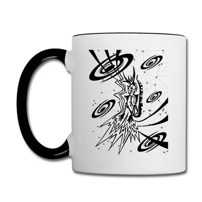 ATRIXU BLACK & WHITE COLLECTION COFFEE MUG - white/black