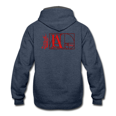 ATRIX UNIVERSE HOODIES - indigo heather/asphalt