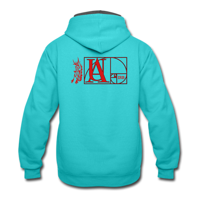 ATRIX UNIVERSE HOODIES - scuba blue/asphalt