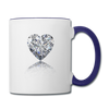 ATRIX UNIVERSE DEFINED Coffee Mug - white/cobalt blue
