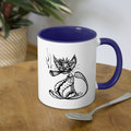 ATRIX UNIVERSE DEFINED COFFEE MUG - white/cobalt blue