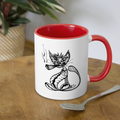 ATRIX UNIVERSE DEFINED COFFEE MUG - white/red