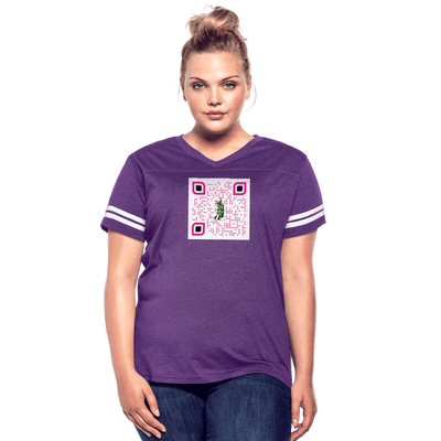 QR Code AtrixU Women Collection - vintage purple/white