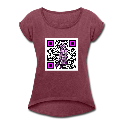 QR Code AtrixU Women's - heather burgundy