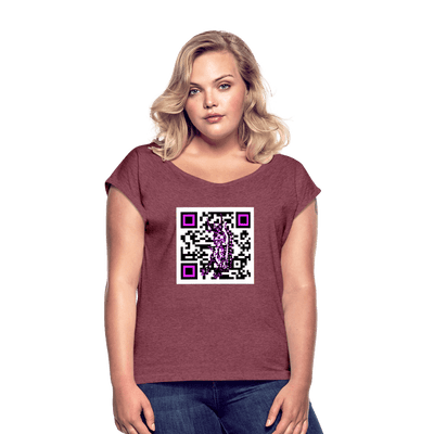 QR Code AtrixU Women's - heather burgundy