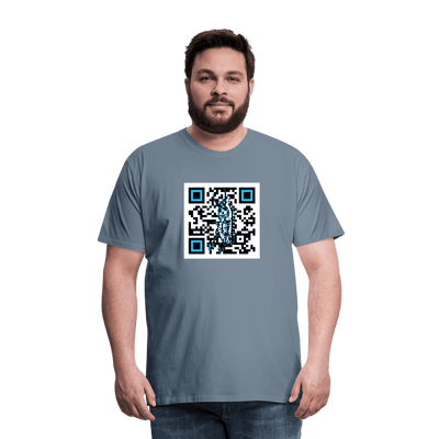 QR Code AtrixU Collection Men - steel blue