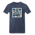 QR Code AtrixU Collection Men - heather blue