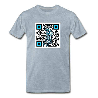 QR Code AtrixU Collection Men - heather ice blue