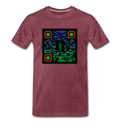 QR CODE ATRIXU COLLECTION MEN'S - heather burgundy