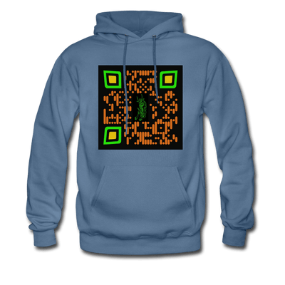 QR CODE ATRIXU HOODIE COLLECTION - denim blue