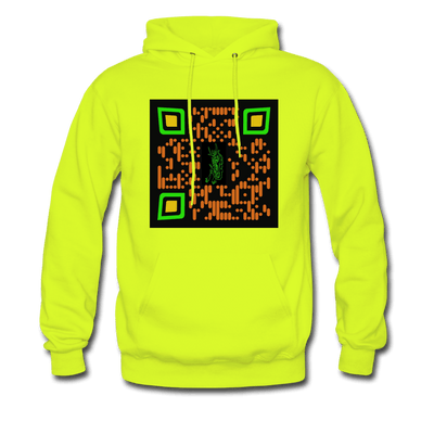 QR CODE ATRIXU HOODIE COLLECTION - safety green