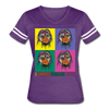 BACK YARD BOGEYS BY ATRIXU - vintage purple/white
