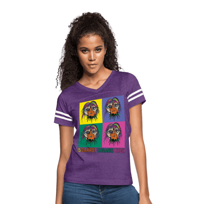 BACK YARD BOGEYS BY ATRIXU - vintage purple/white