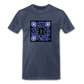 QR CODE ATRIXU MEN'S - heather blue