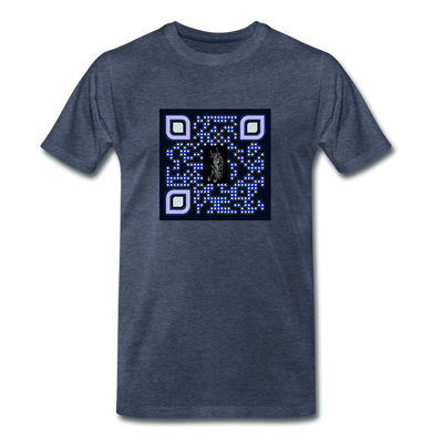 QR CODE ATRIXU MEN'S - heather blue