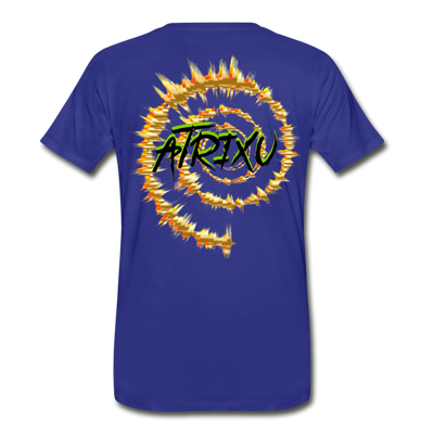 "SKELLER's VORTEX" - royal blue