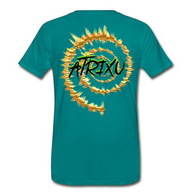 "SKELLER's VORTEX" - teal