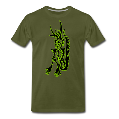 "SKELLER's VORTEX" - olive green