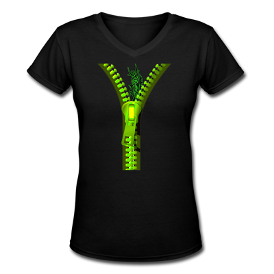 "UNZZZIPED" - black
