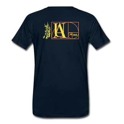 "ALL VAXXXED OUT" - deep navy