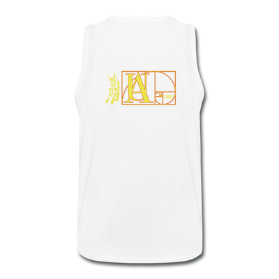 "ALL VAXXED OUT" Men’s Premium Tank - white