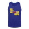 "ALL VAXXED OUT" Men’s Premium Tank - royal blue