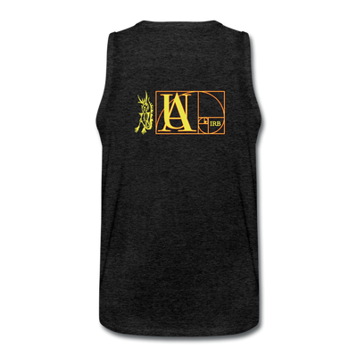 "ALL VAXXED OUT" Men’s Premium Tank - charcoal grey