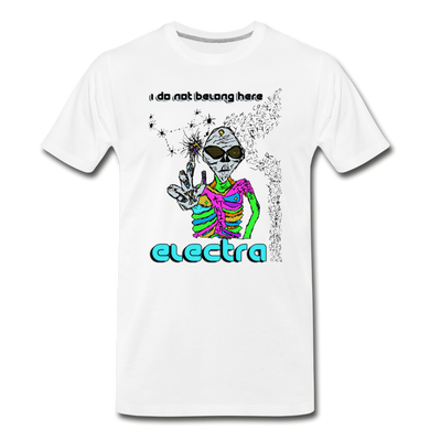 I DO NOT BELONG HERE - ELECTRA - white