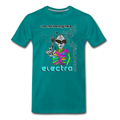 I DO NOT BELONG HERE - ELECTRA - teal