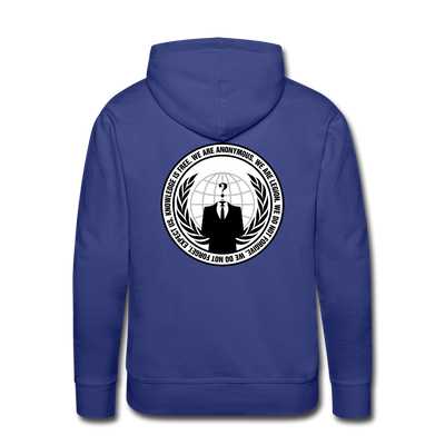 anonymous - royal blue
