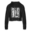 BLACK & WHITE COLLECTION Women's Cropped Hoodie - deep heather
