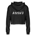 BLACK & WHITE COLLECTION Women's Cropped Hoodie - deep heather